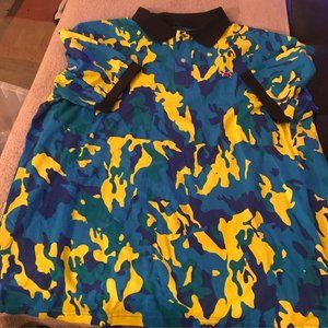 XXL retro fox Egyptian cotton polo